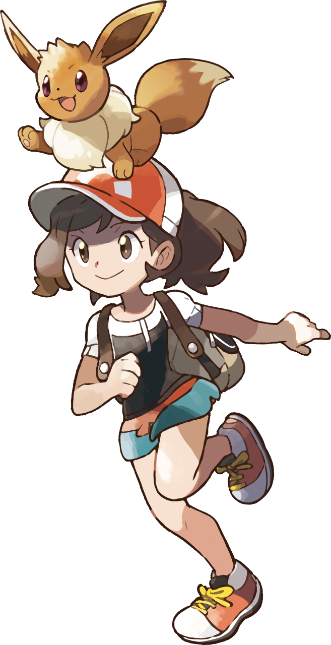 Elaine - Pokemon Lets Go Eevee Clipart (657x1280), Png Download