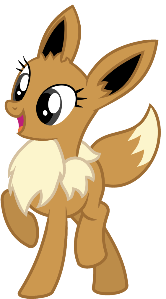 Comments - Eevee Pony Clipart (580x1024), Png Download