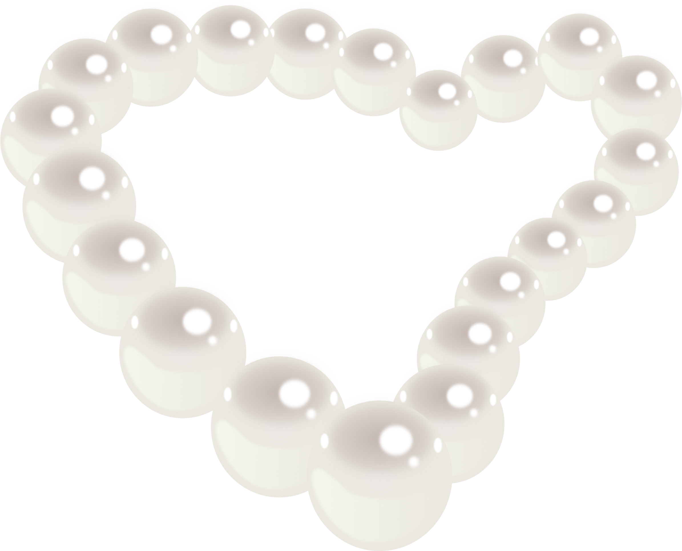 Wedding Invitation Pearl Necklace Jewellery Bride Free Clipart (2390x1931), Png Download