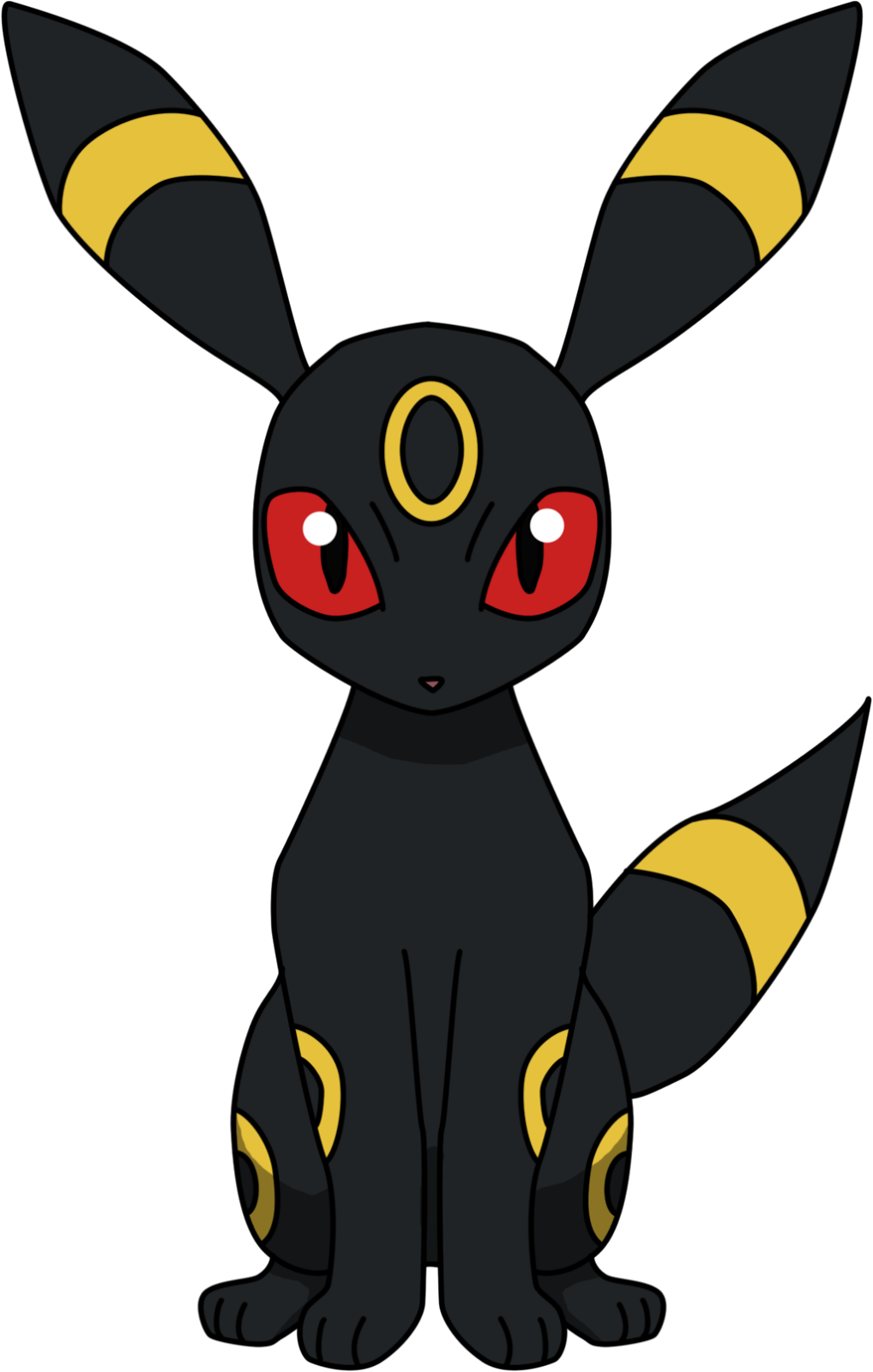 1018 X 1600 7 - Pokemon Umbreon Png Clipart (1018x1600), Png Download