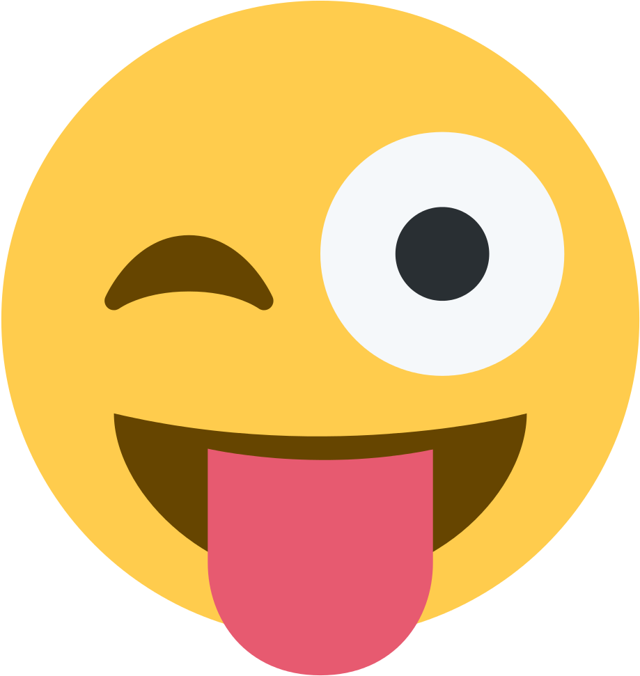 Smiling Face With Smiling Eyes Emoji Emojipedia - Stuck Out Tongue Winking Eye Emoji Clipart (1024x1024), Png Download