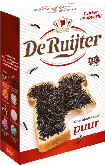 De Ruijter Dark Chocolate Sprinkles - Ruijter Milk Chocolate Sprinkles Clipart (720x720), Png Download