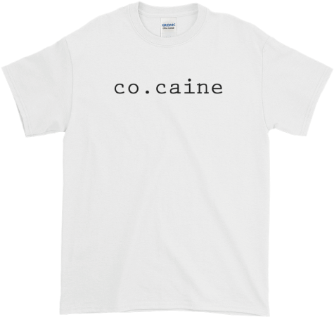 Home / Men´s / Tees / Cocaine Tee - Haw Lin Services T Shirt Clipart (570x708), Png Download