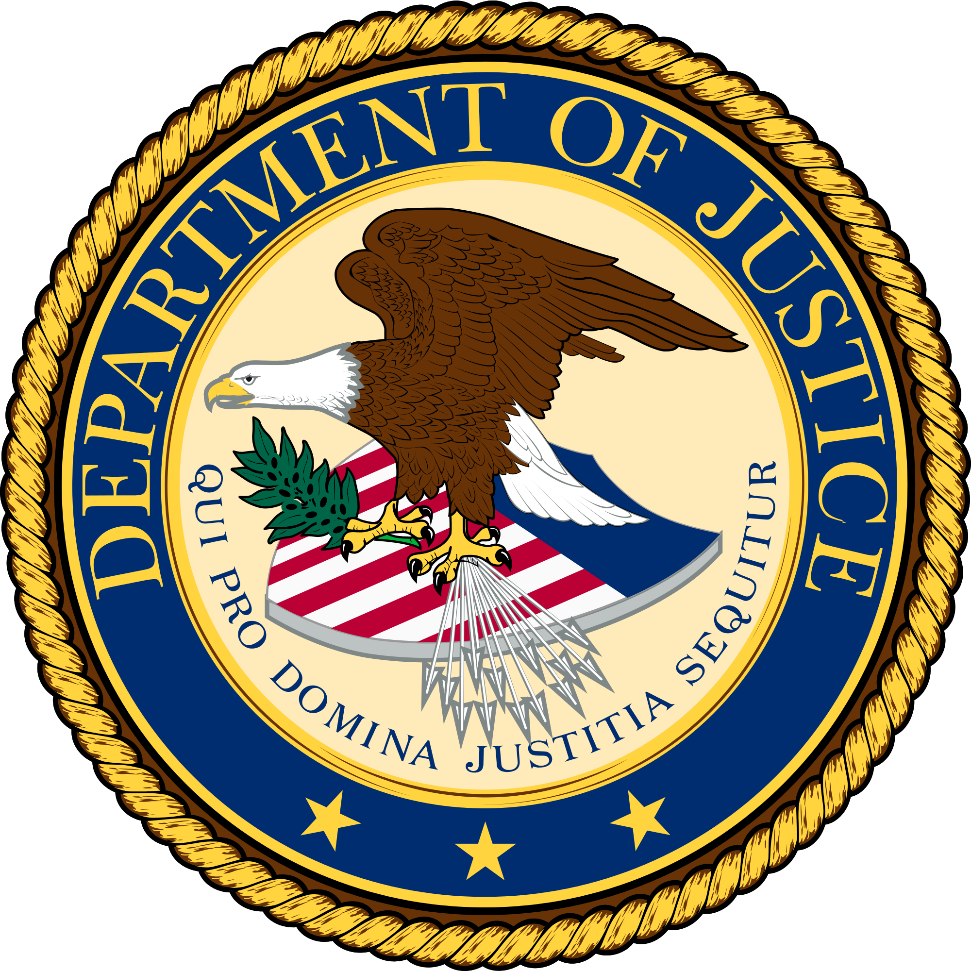 Kenneth Hammond, A/k/a “saleem,” 49, Previously Pleaded - Department Of Justice Seal Clipart (1280x1280), Png Download