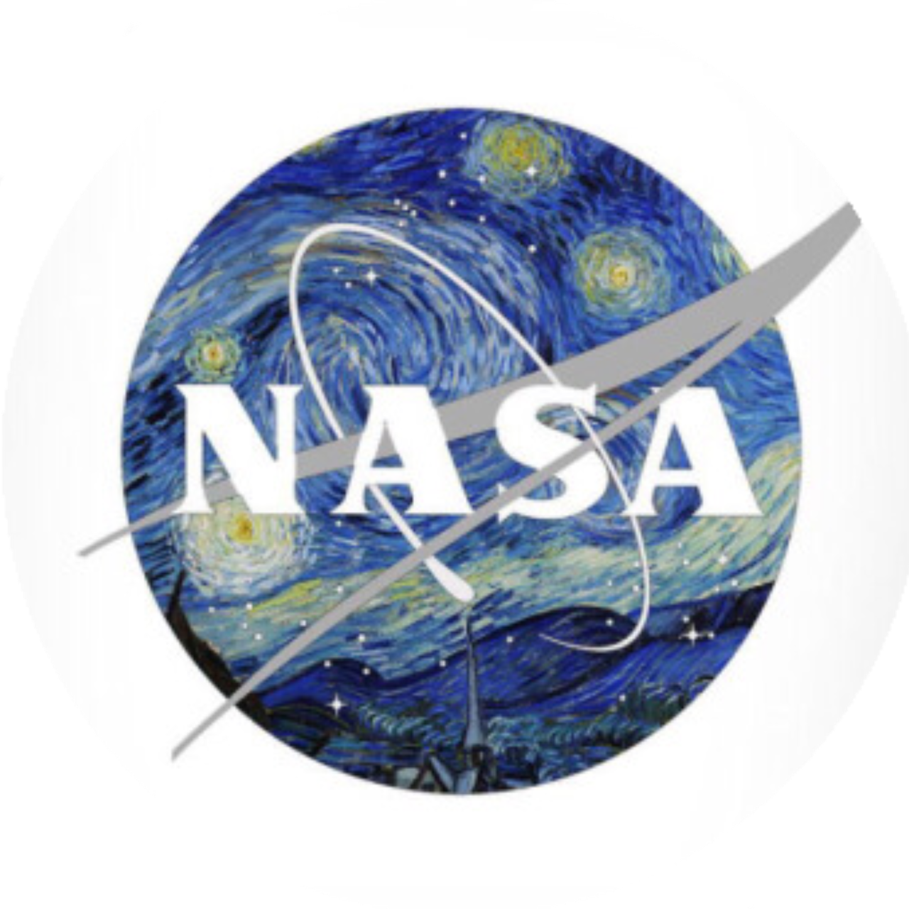 Nasa ⭐ • Icons Like/reblog If Saved - Nasa Starry Night Sticker Clipart (1280x1280), Png Download