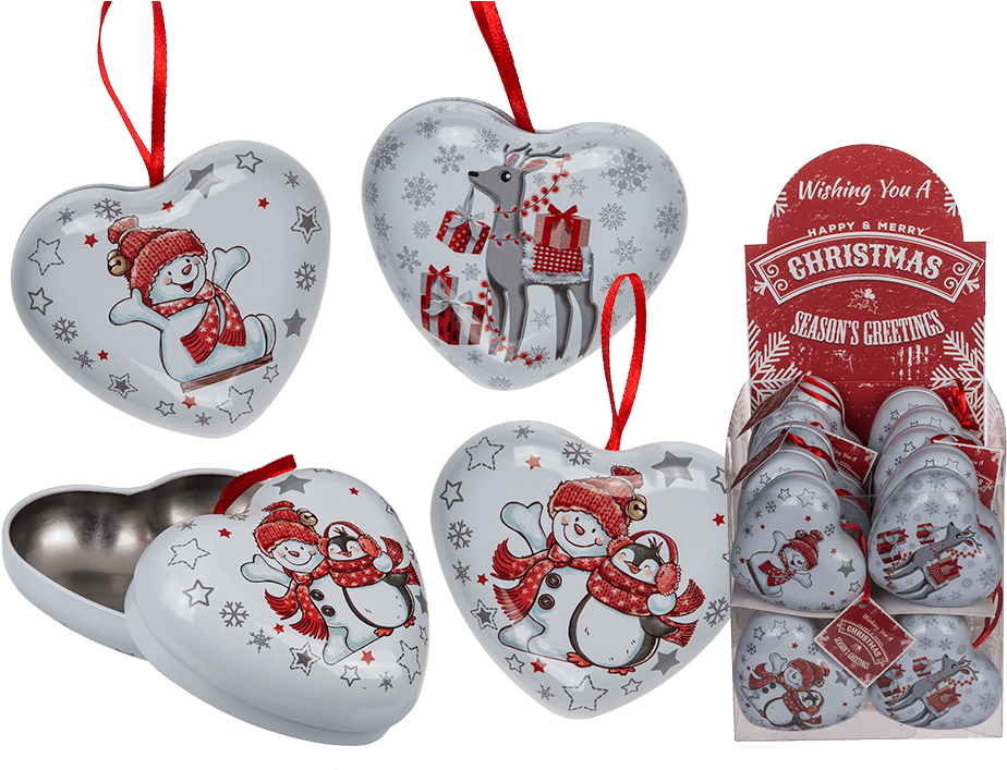 Tin Box In Heart Shape - Heart Clipart (945x709), Png Download