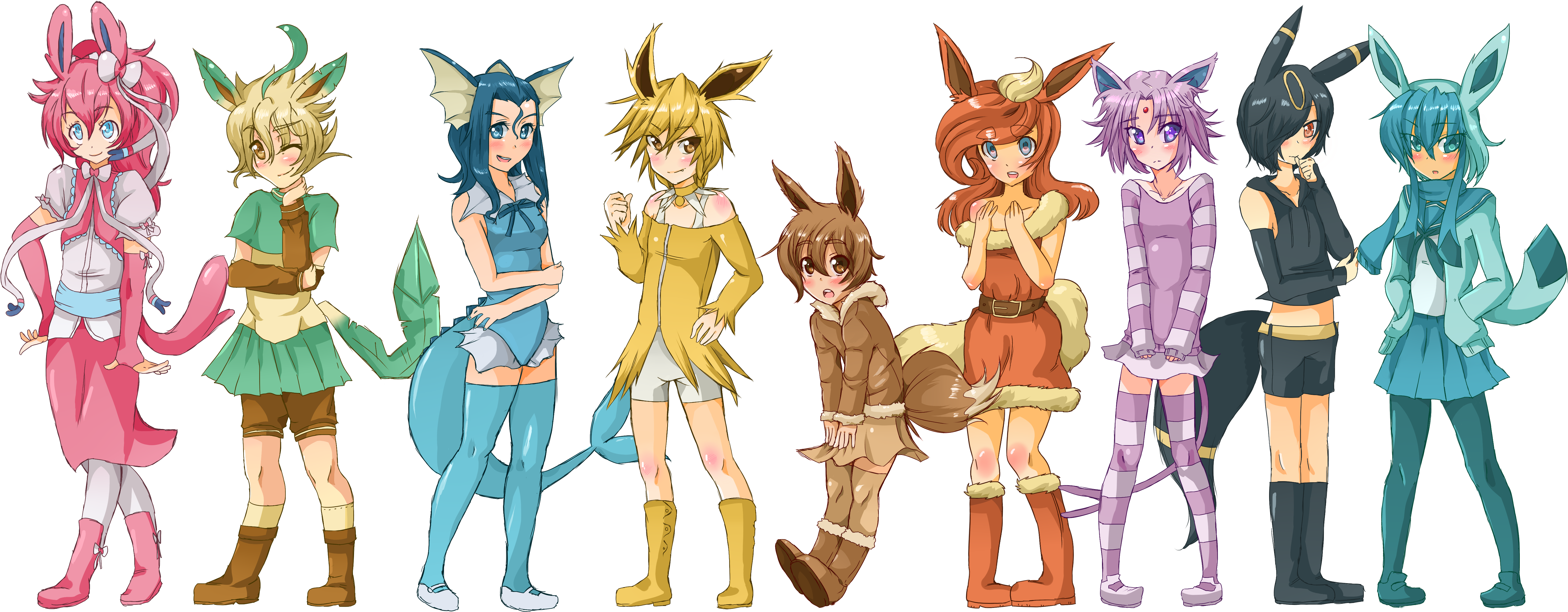 More Like Gijinka Clipart (5922x2311), Png Download