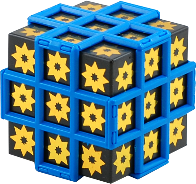 3x3x3 Sunflower Black Hole Cube - Mechanical Puzzle Clipart (640x640), Png Download