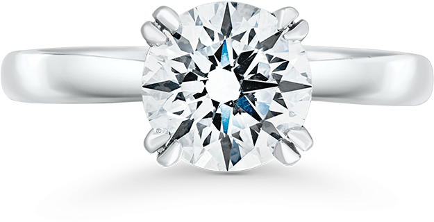 11 01 1806 Solitaire Engagement Ring - Engagement Ring Clipart (1699x1699), Png Download