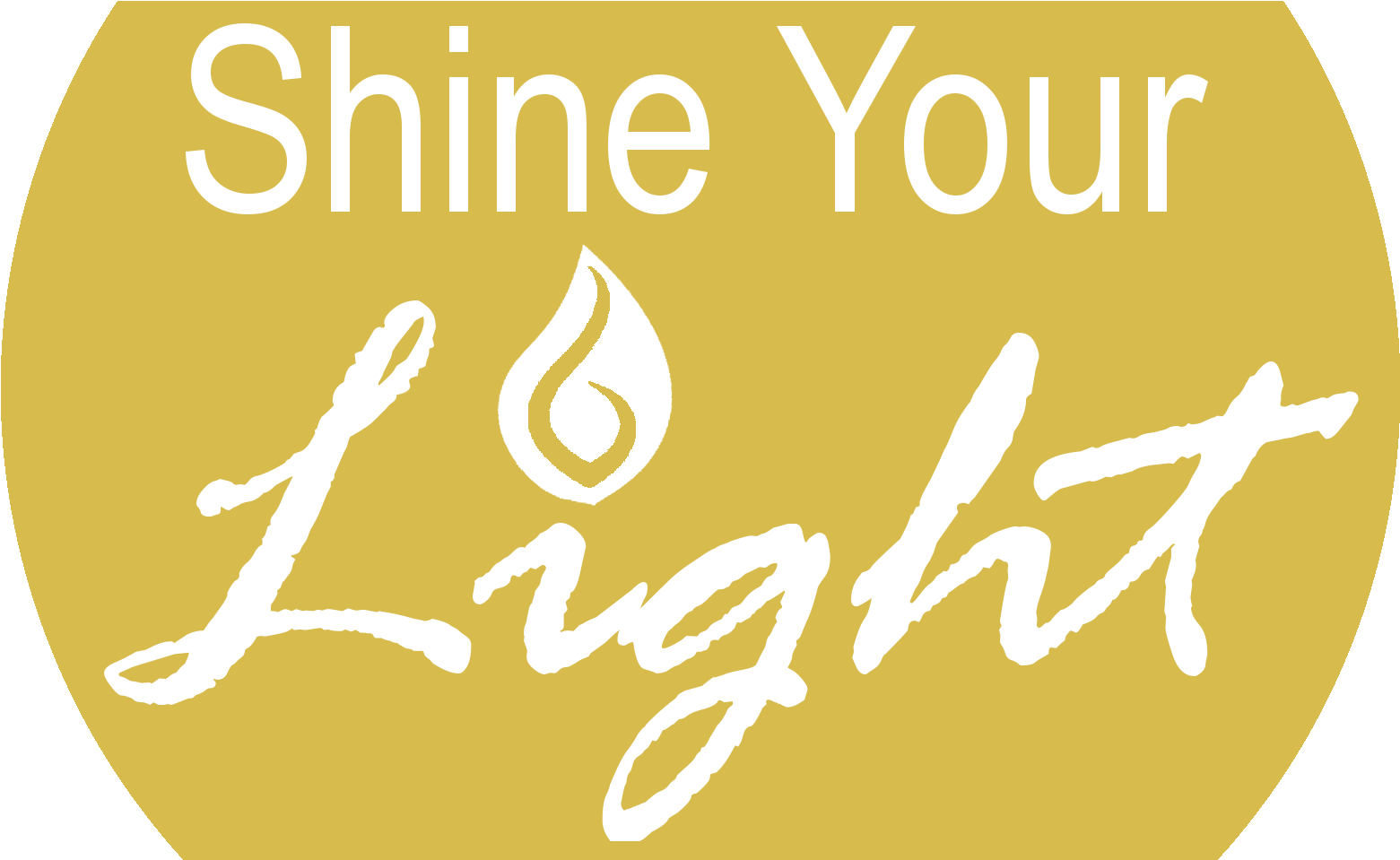 Shine Your Light - Calligraphy Clipart (1800x958), Png Download
