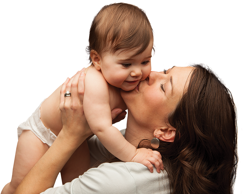 Sweet Mom And - Mother And Baby Png Clipart (1200x627), Png Download