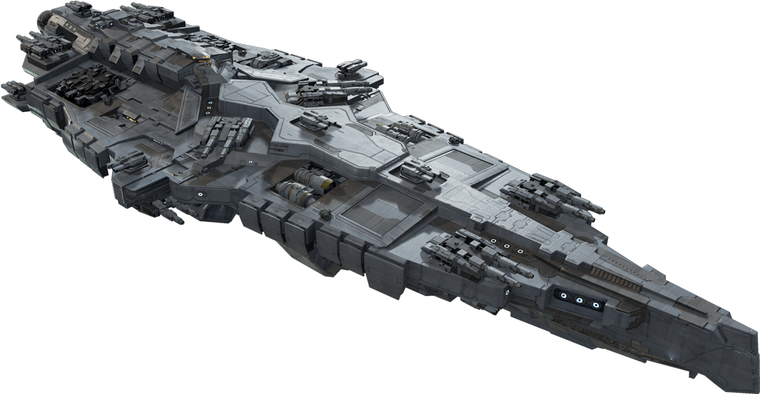 Sci Fi Capital Ship Clipart (1098x725), Png Download