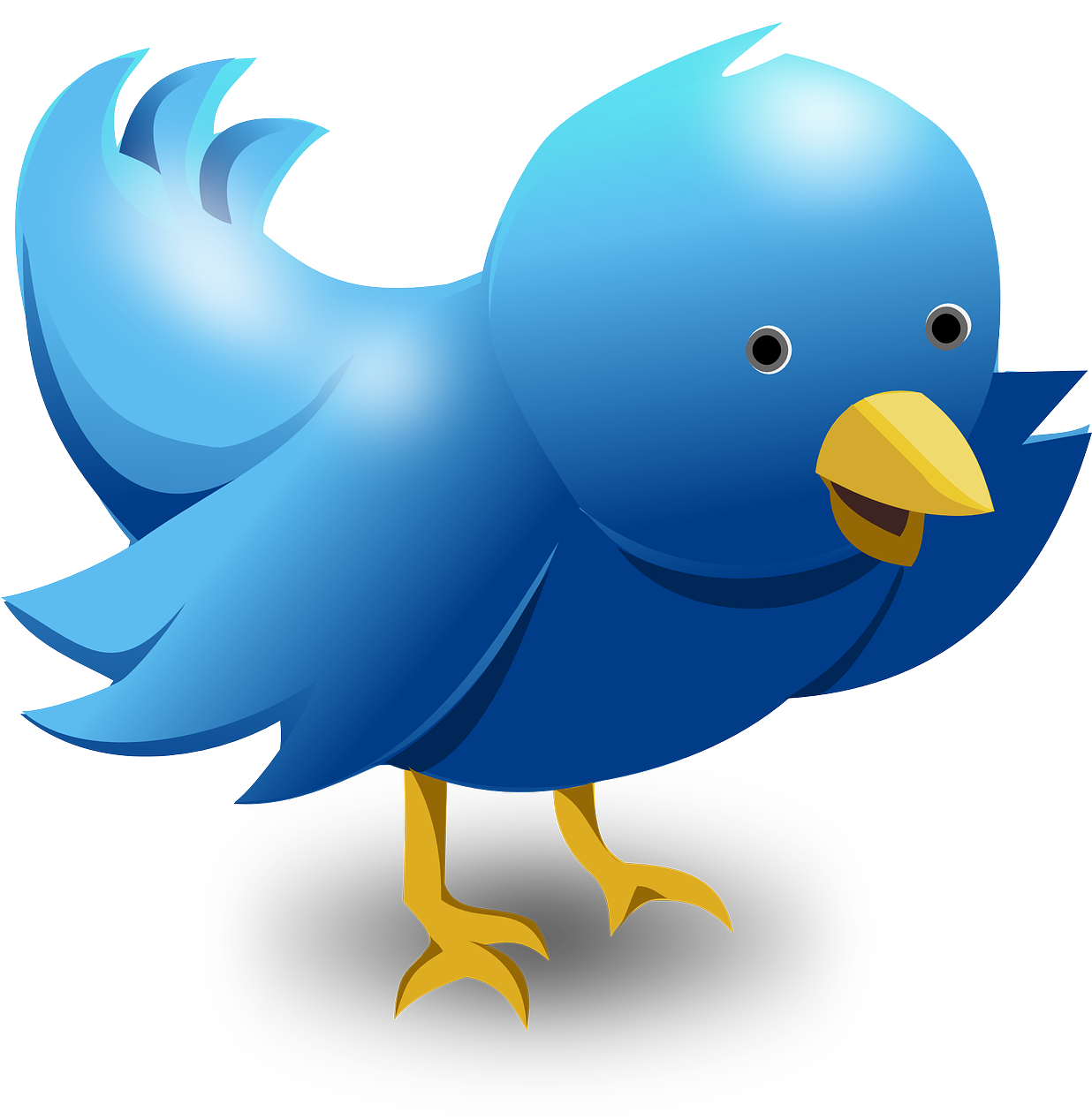 Twitter Logo Png - Tweet Bird Clipart (694x720), Png Download