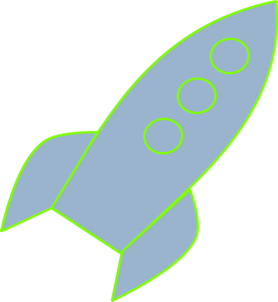 New Rocket Clip Art At Clker Vector Clip Art - Toy Story Spaceship Cartoon - Png Download (552x600), Png Download