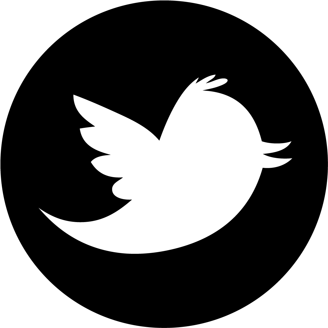 Logo Twitter Png Noir - Twitter Material Design Icon Clipart (1181x1181), Png Download