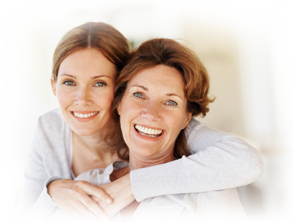 Mother, Mom And - Mom And Daughter Png Clipart (990x750), Png Download