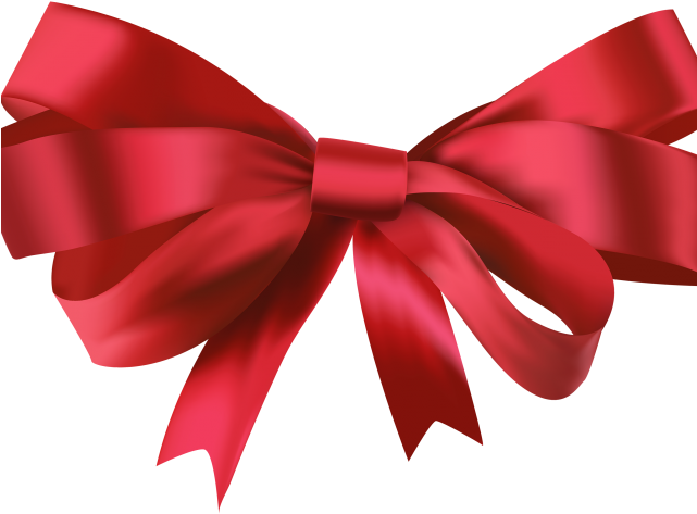 Christmas Ribbon Clipart Ribbon Knot - Satin Red Bow Png Transparent Png (640x480), Png Download