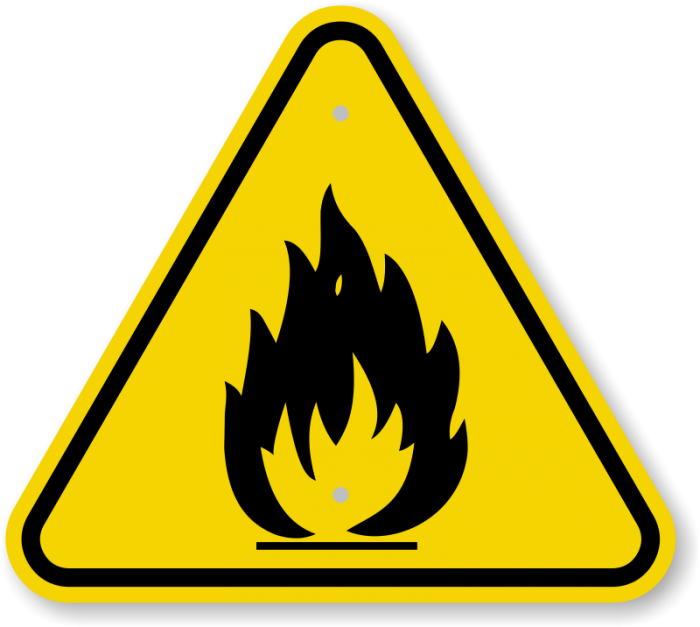 Danger Fire Png Photos Fire Hazard Sign Clipart Large Size Png