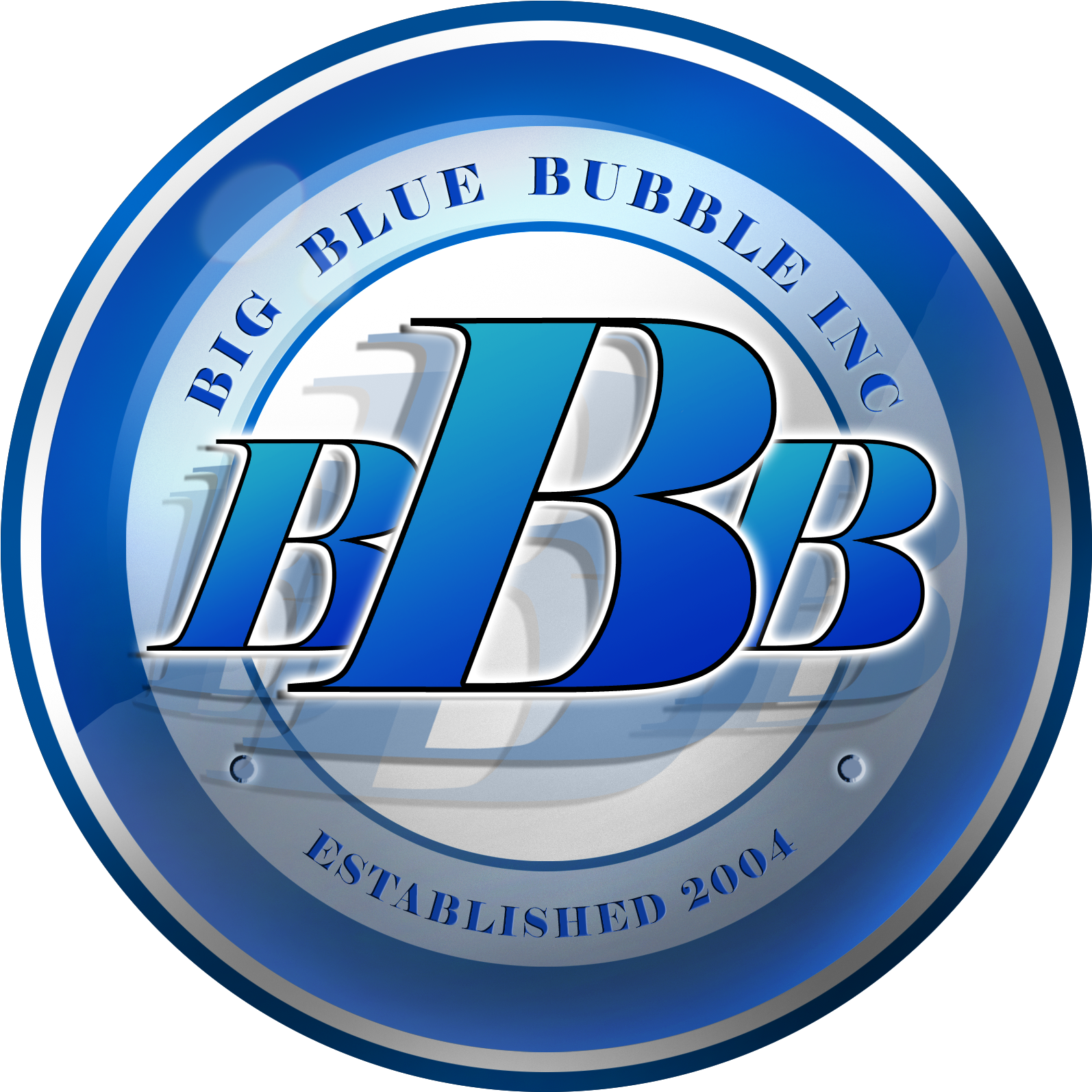 Interlaced, 3d Stereo, Download - Big Blue Bubble Clipart (1603x1603), Png Download