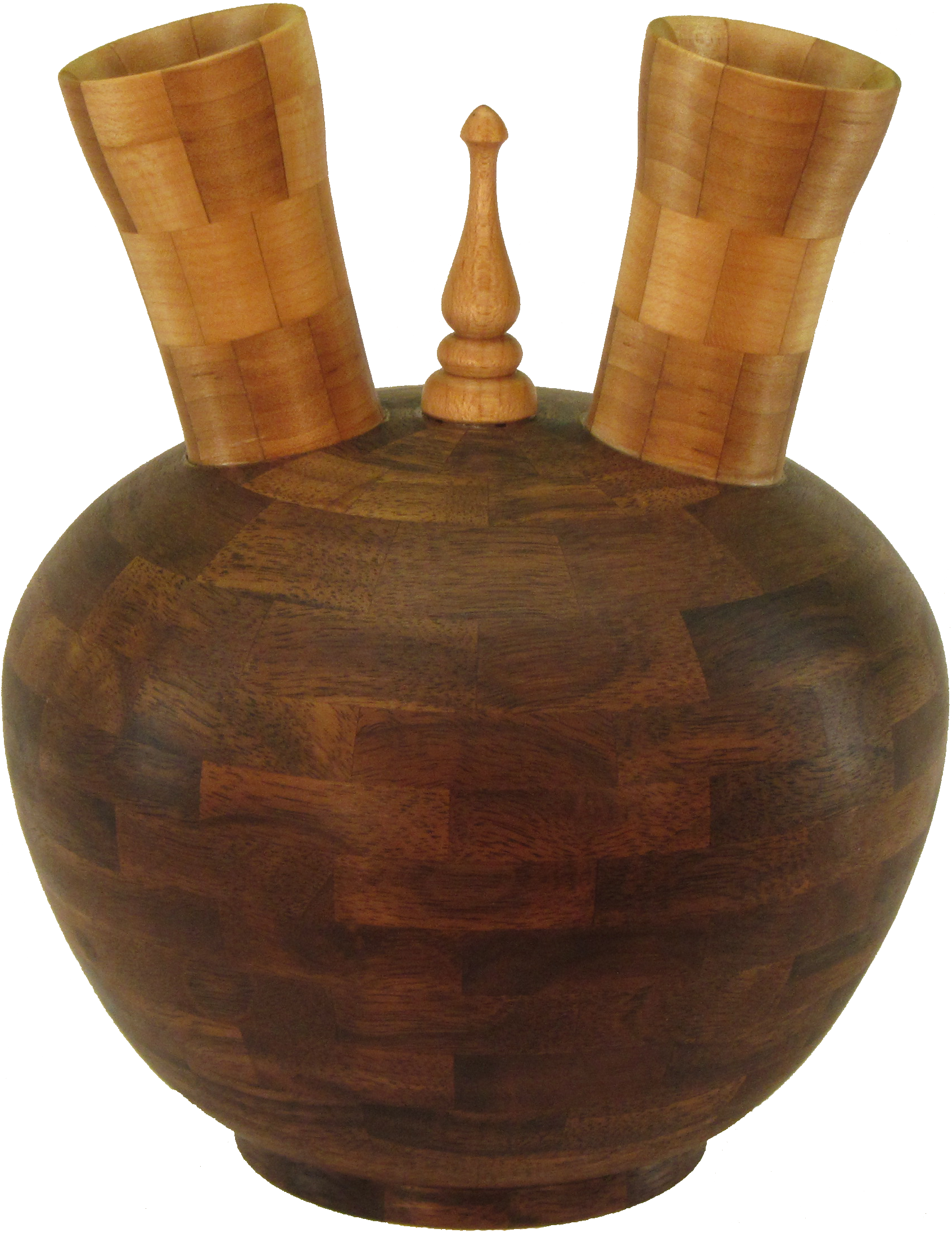 Walnut Pueblo Indian Wedding Vase - Earthenware Clipart (1693x2192), Png Download