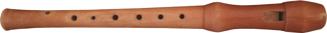 Recorder - Bamboo Flute Clipart (1632x448), Png Download