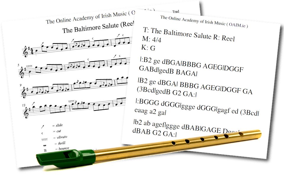 Sample Sheet Music - Flute Clipart (960x591), Png Download