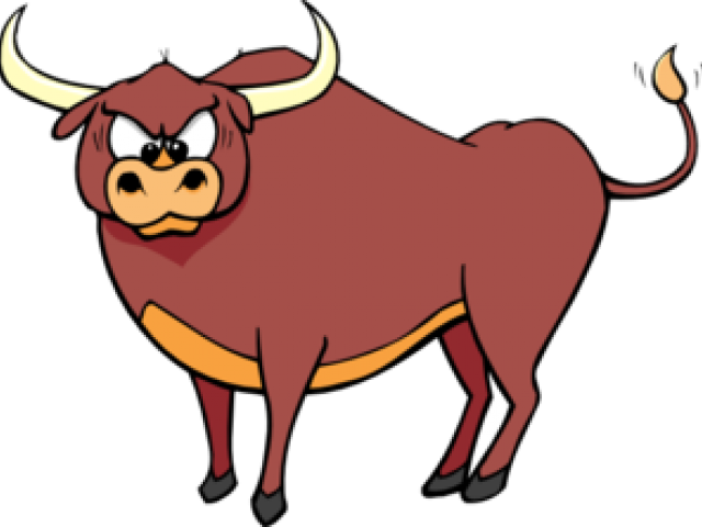 Bulls Clipart Real - Bull Cartoon - Png Download (640x480), Png Download