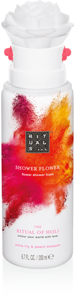 The Ritual Of Holi Shower Foam Flower - Rituals Shower Flower Clipart (1000x1000), Png Download