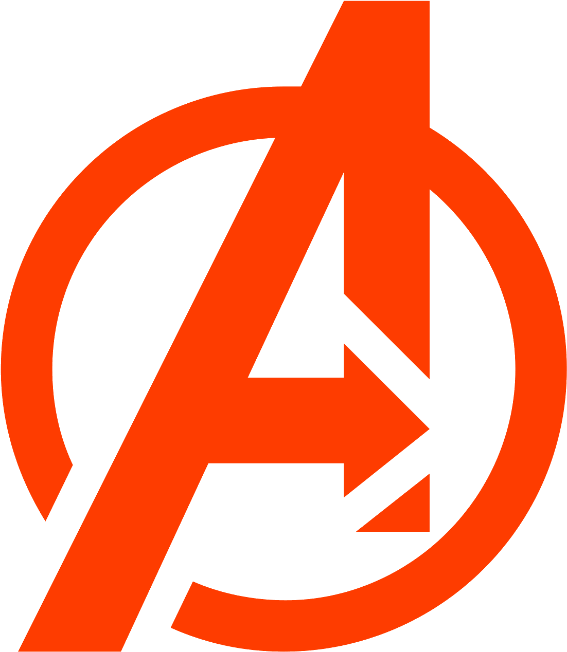 Avengers Logo Png - Logo Avengers Clipart (1600x1600), Png Download