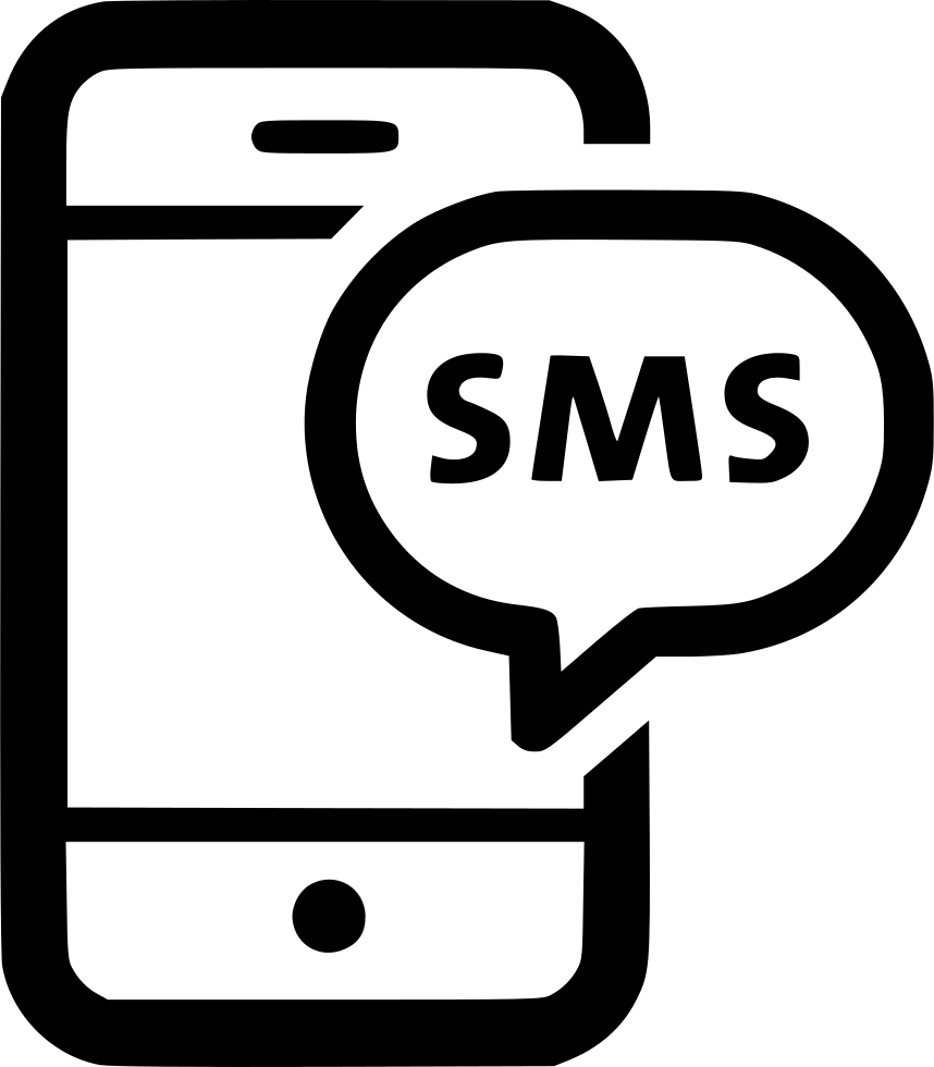 Graphic Library Download Sms Chat Message Bubble Talk - Phone Music Icon Clipart (858x980), Png Download