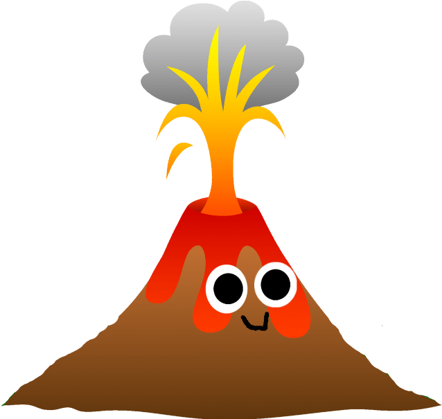 Free Png Download Volcano Png Images Background Png - Kid Volcano Clipart (850x604), Png Download