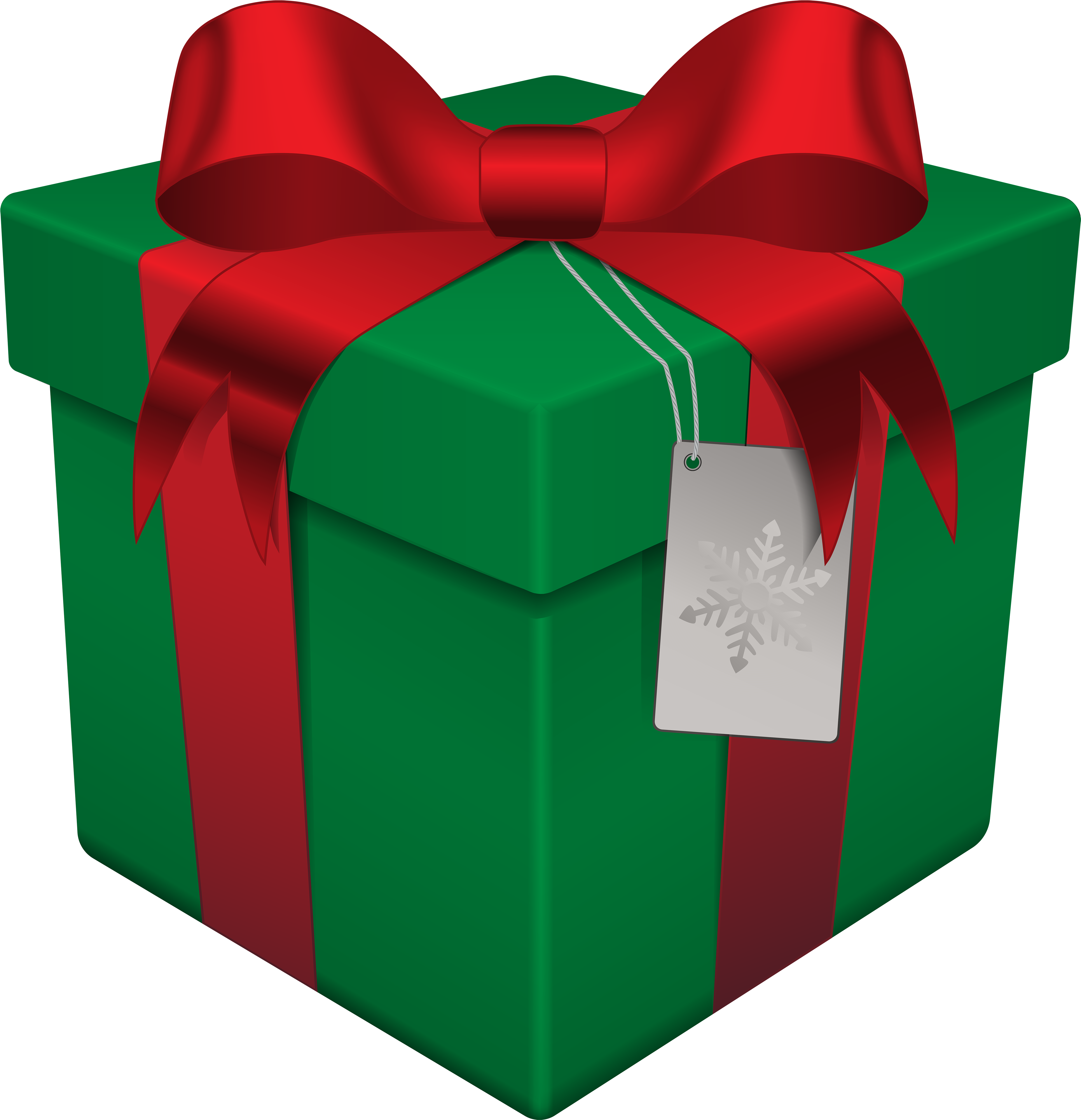Christmas Gift Box Green Transparent Png Clip Art - Transparent Christmas Present Clipart (4827x5000), Png Download