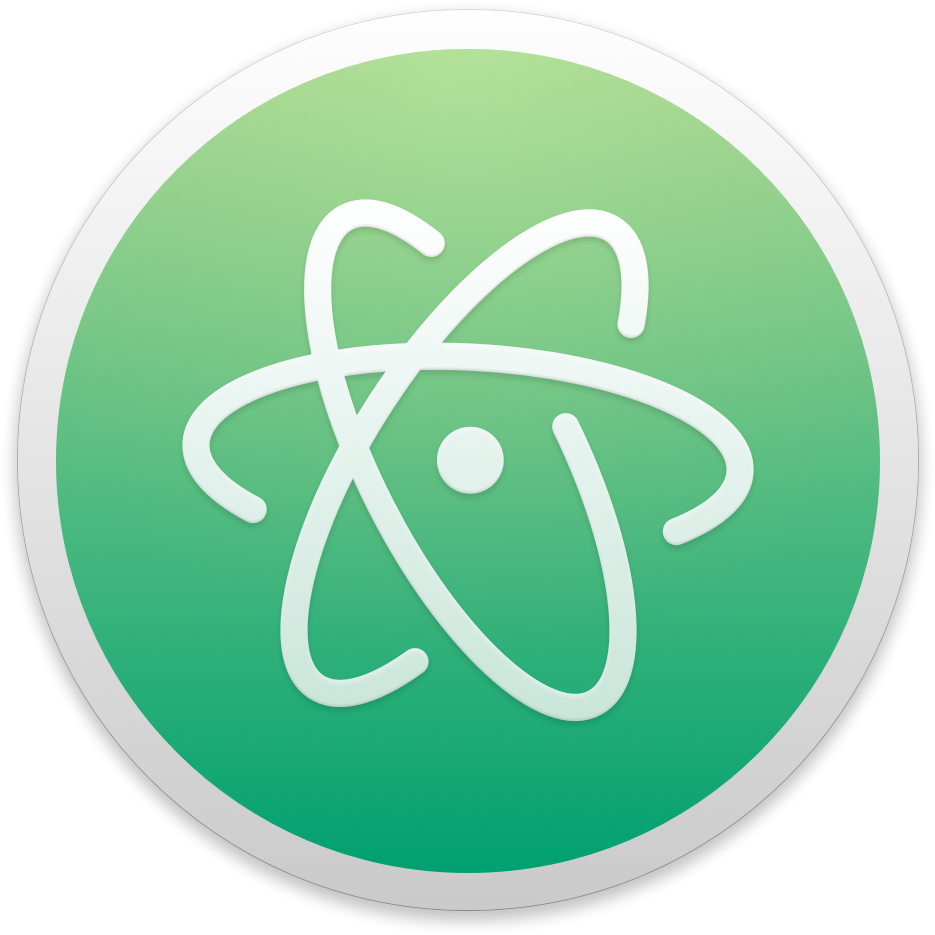 0 Icon - Atom Editor Logo Png Clipart (1024x1024), Png Download