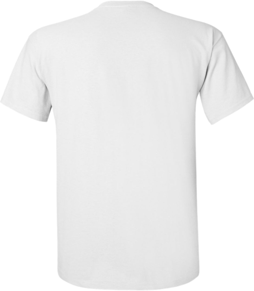 Image - T Shirt Back .png Clipart (525x600), Png Download