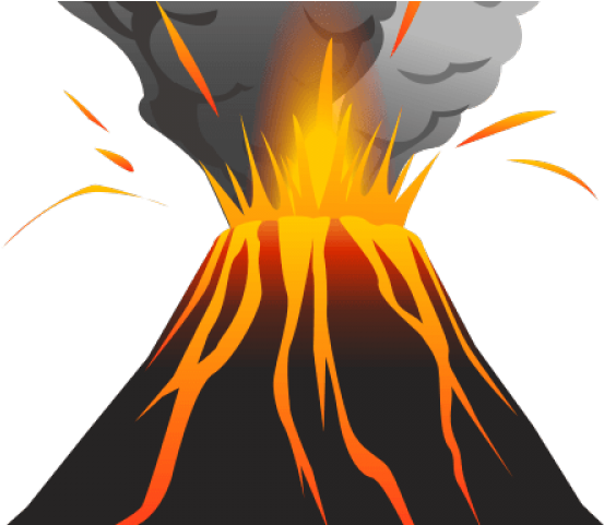 Volcano Emoji Clipart (640x480), Png Download