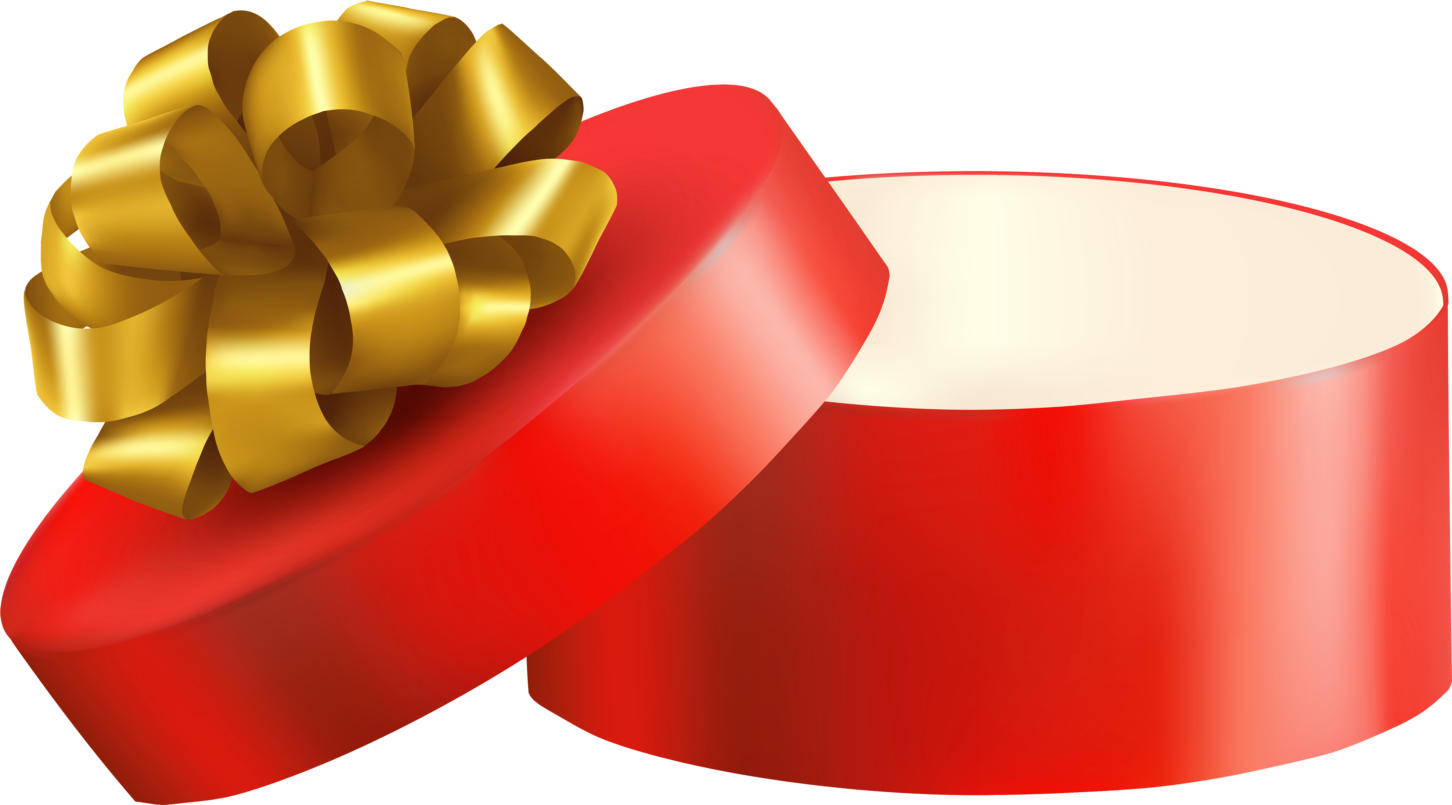 Red Open Gift Png Clipart - Caixa De Presente Vermelha Png Transparent Png (5000x2801), Png Download