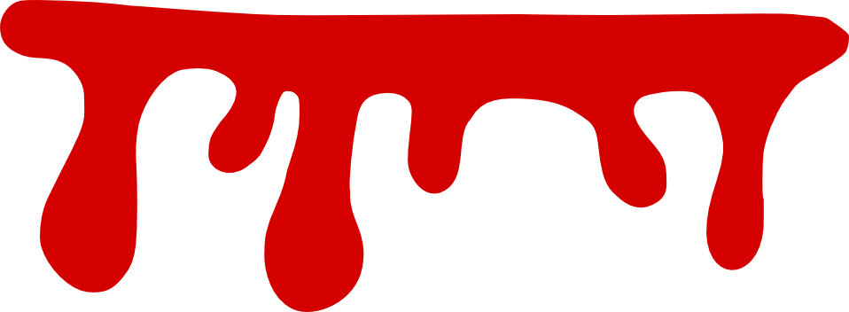 Free Download - Red Drip Png Clipart (958x352), Png Download