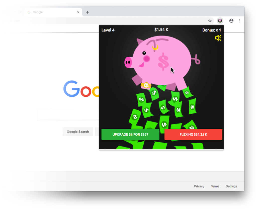 Cash, Tattoos, Gold, Cars, Girls, Mega Parties All - Max On Piggy Bank Money Clicker Clipart (1358x888), Png Download