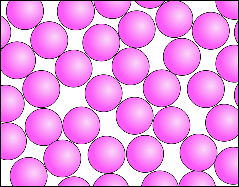 Liquid Teilchenmodell Particle Atom Vaporization - Teilchenmodell Flüssig Clipart (956x750), Png Download