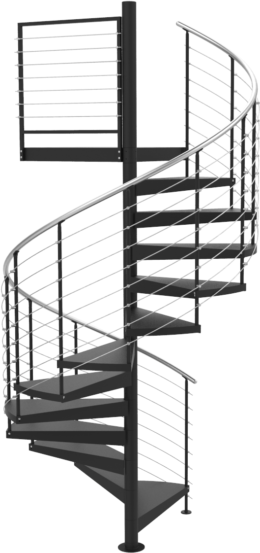 Staircase Png - Spiral Stairs Png Clipart (1920x1186), Png Download