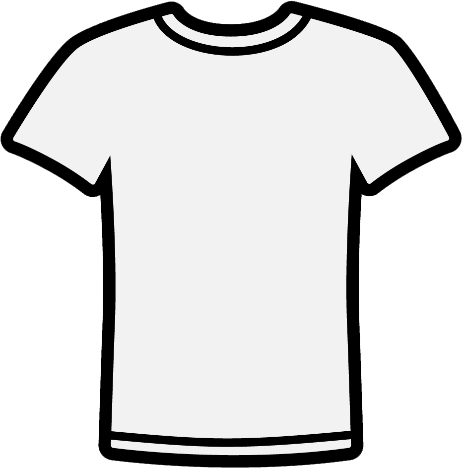 T Shirt Clip Art Of A Shirt Clipart Image - White T Shirt Clipart Png Transparent Png (969x983), Png Download