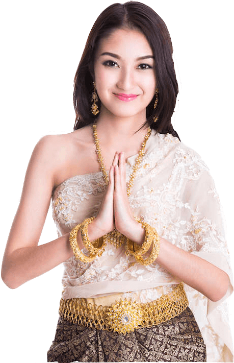 Thai Girl Welcome Clipart (533x800), Png Download