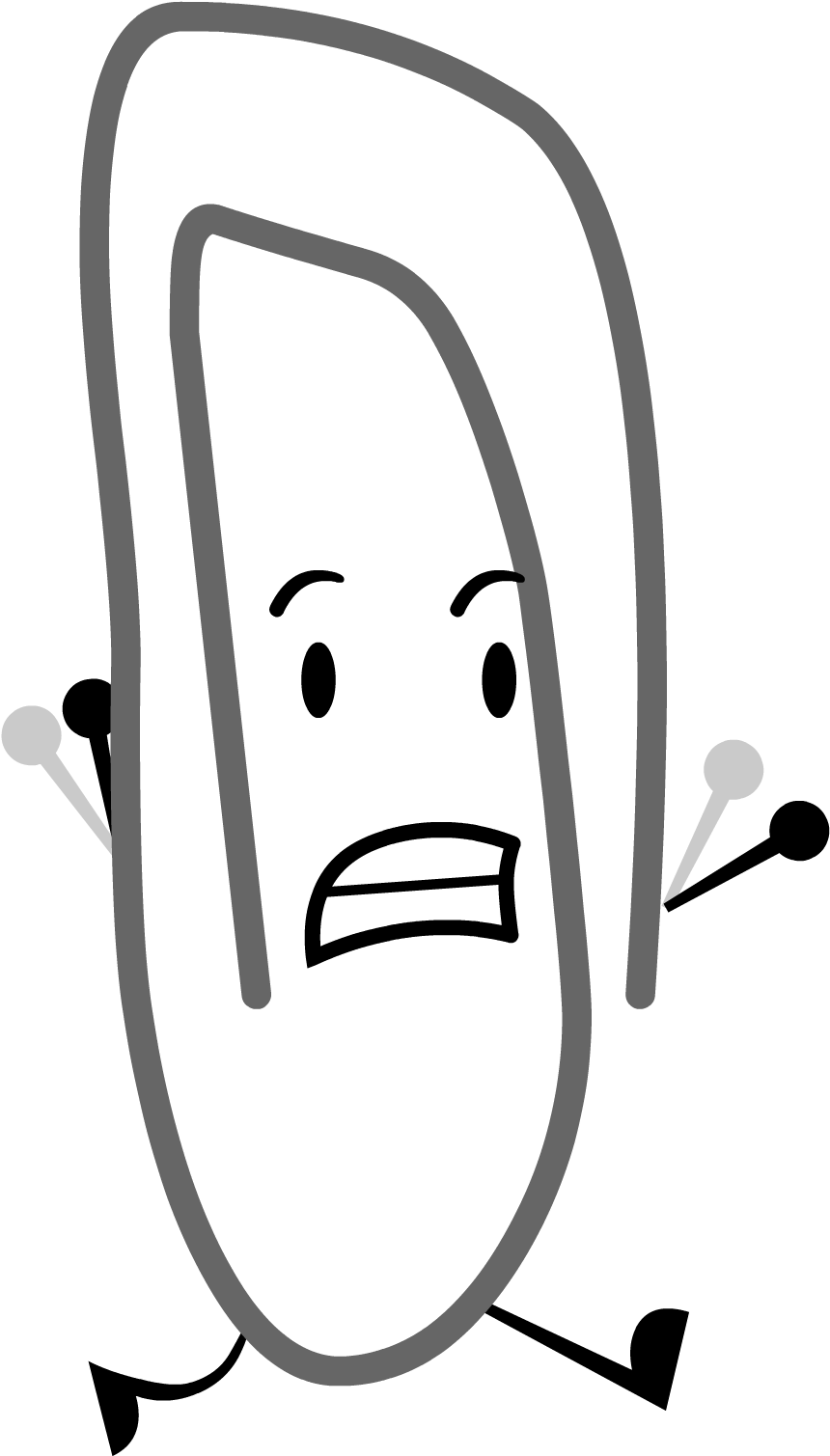 Clippy Bfdi - Png Download (860x1509), Png Download