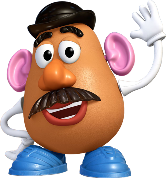 Personagens Toy Story Png - Sr Cara De Papa Caricatura Clipart (560x600), Png Download