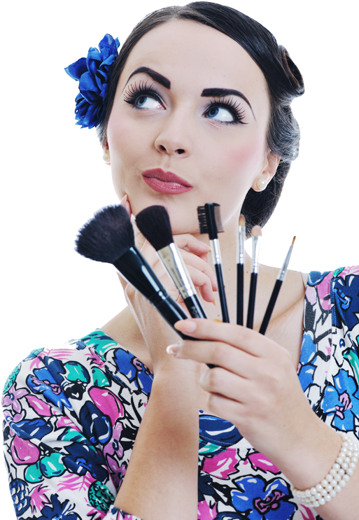 Eyebrow Design Center - Girl Clipart (565x848), Png Download