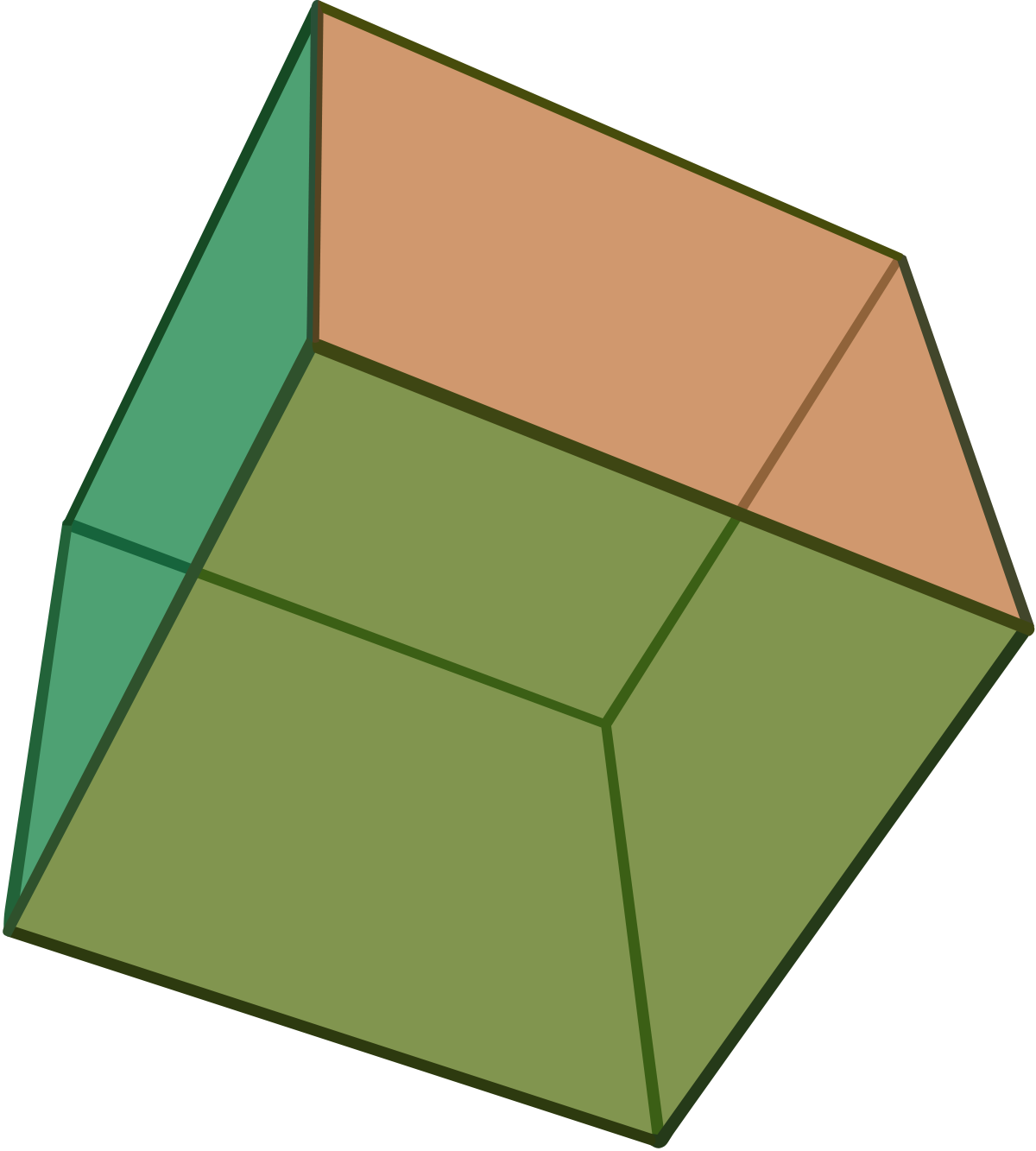 Platonic Solids Cube - Cubo O Hexaedro Clipart (1200x1333), Png Download