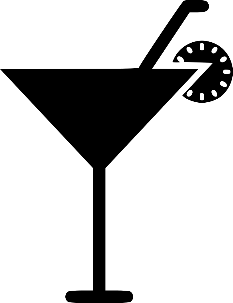 Png File Svg - Martini Glass Clipart (756x980), Png Download