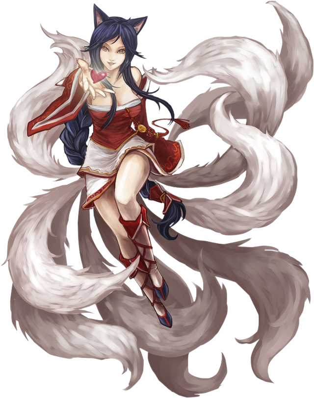 Ahri From League Of Legends - Ahri League Of Legends Clipart (690x888), Png Download