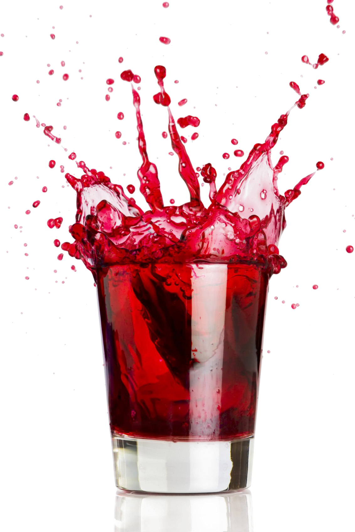Cocktail Png Transparent Image - Red Drink In Glass Clipart (1132x1696), Png Download