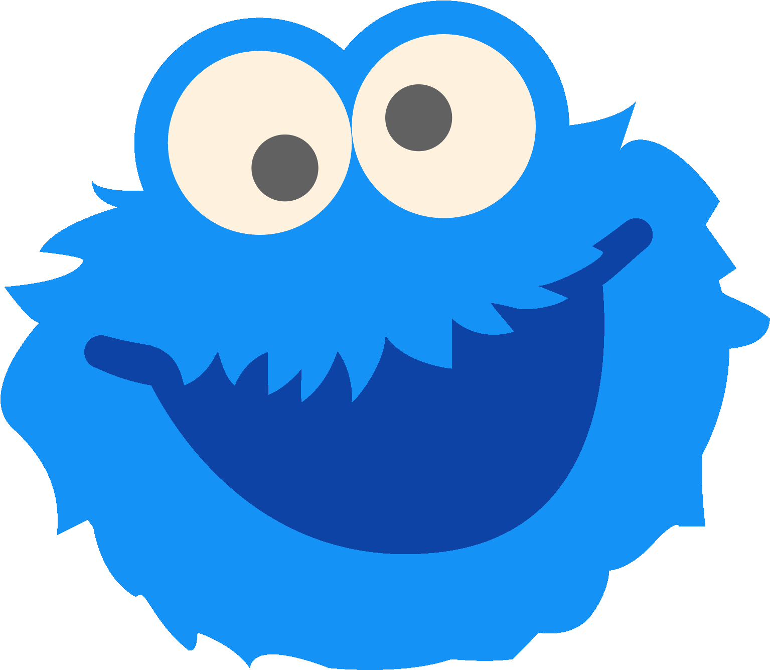 Cookie Monster Png Clipart (1600x1600), Png Download
